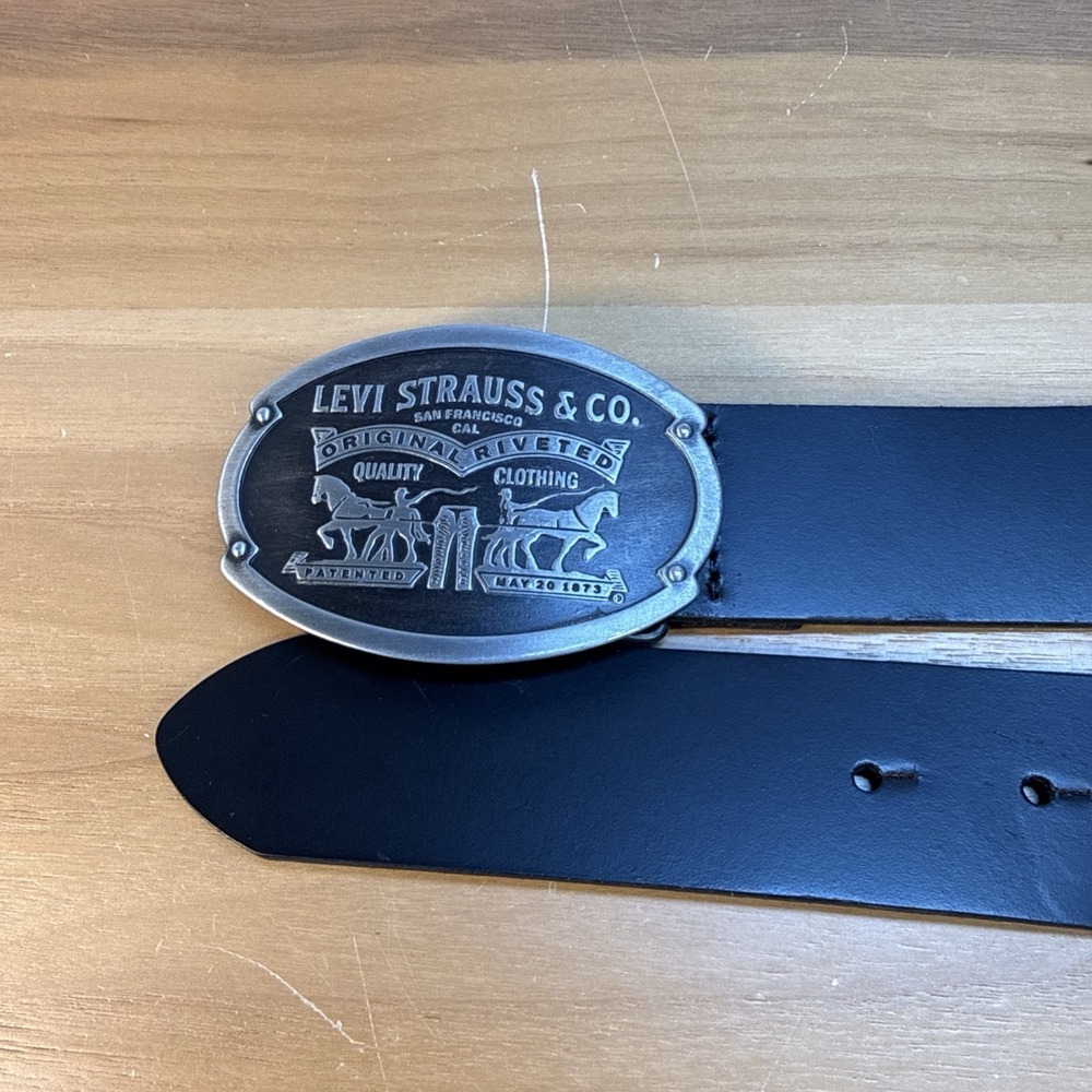 Vintage Levi Strauss & Co. Two Horse Brand Limited Edition Belt Buckle /READ/